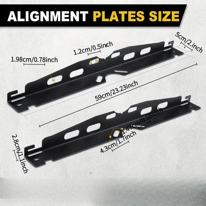 Car Four-Wheel Alignment Tool Kit Sheet Metal Correction Toe Plate Wheel Alignment Tool Auto Repair Equipment