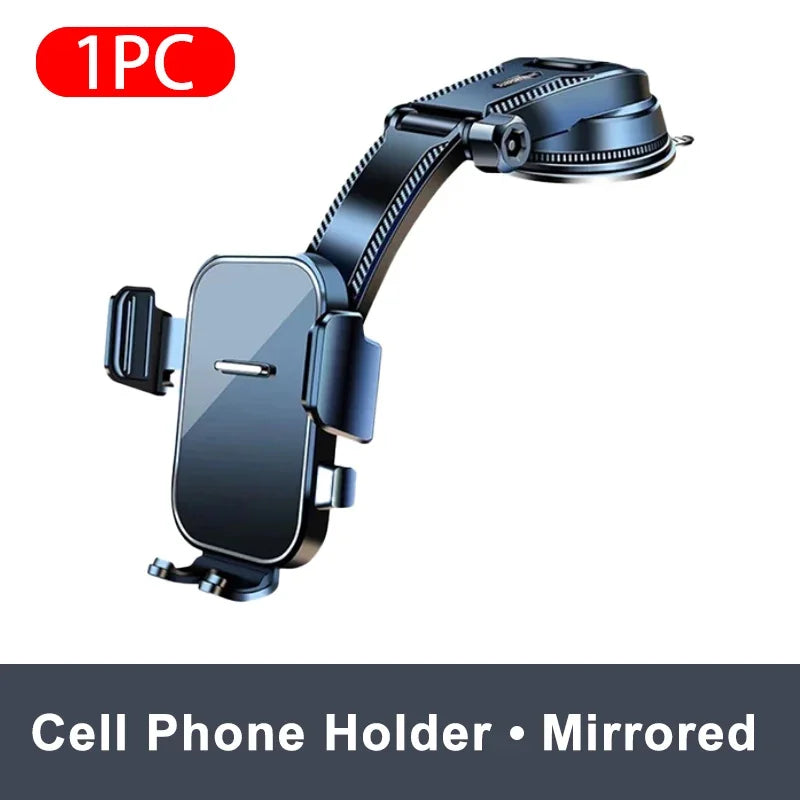 SEAMETAL Sucker Car Phone Holder Mount Stand Suction Cup Smartphone Mobile Cell Support in Car Bracket for Iphone Xiaomi Huawei CM World