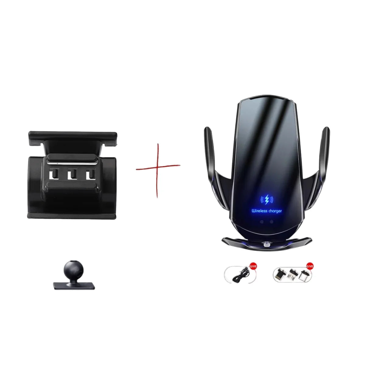 For BMW X5 G05 2023 2024 Car Phone Holder Strong Special Fixed Bracket Base 15W Wireless Charging Cars Accessories CM World