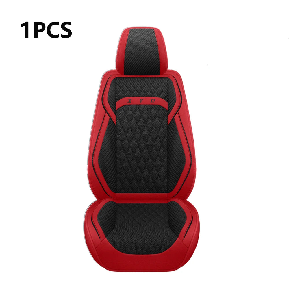 Universal Flax Car Seat Covers for Jeep Cherokee WK2 WJ 2004 2014 Patriot Wrangler Compass 2007 2019 Renegade for Vehicle Parts CM World