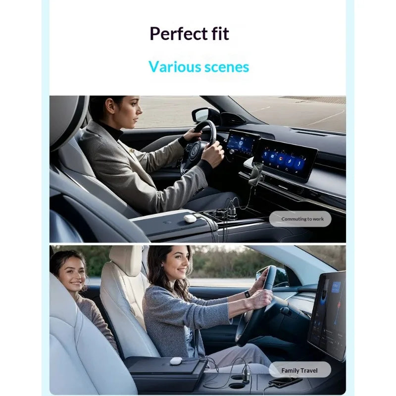 Anker 167.5W Car Charger 3-Port 2C1A Fast Charging Cigarette Lighter Adapter Car charger for iPhone/Huawei/Xiaomi Gifts