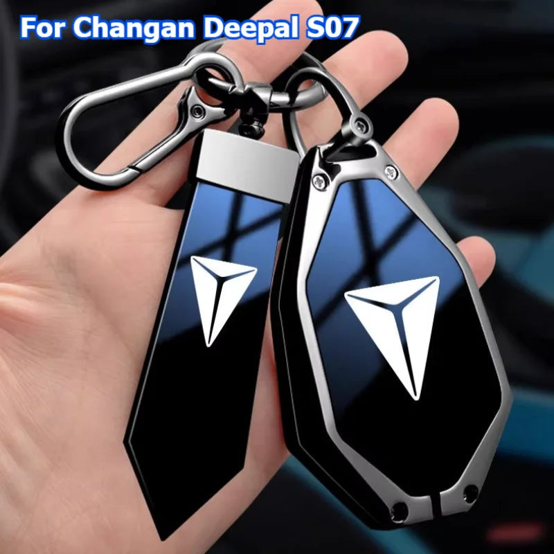 For Changan Deepal S07 S7 2024 2025 Car Smart Remote Key Case Cover Zinc Alloy Keychain Protector Holder Shell Car Accessories CM World