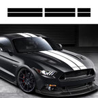 Car Stickers Auto Hood Bonent Roof Tail Decor Decal Graphics Stripes Kit Vinyl Tuning Cover For Ford Mustang GT500 GT350 GT