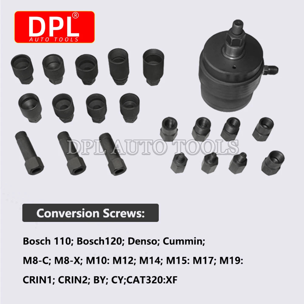 23pc DIESEL INJECTOR PULLER Pneumatic injector extractor puller kit Professional CM World