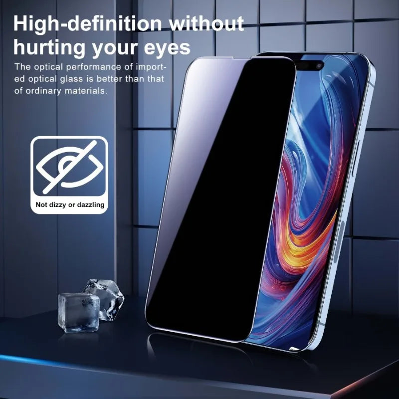 2Pack Privacy Tempered Glass For IPhone 17 Pro Max 16e Screen Protectors For iPhone 15 14 13 12 11 Pro Max Plus XR XS Max Glass Car Mobile World