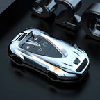 Key Cover Case for Changan UNI-V/CS75 Plus 3rd Gen/CS55 Plus/Yida/UNI-Z/Eado/UNI-T (2024 Models) - Protective Keybag Keychain