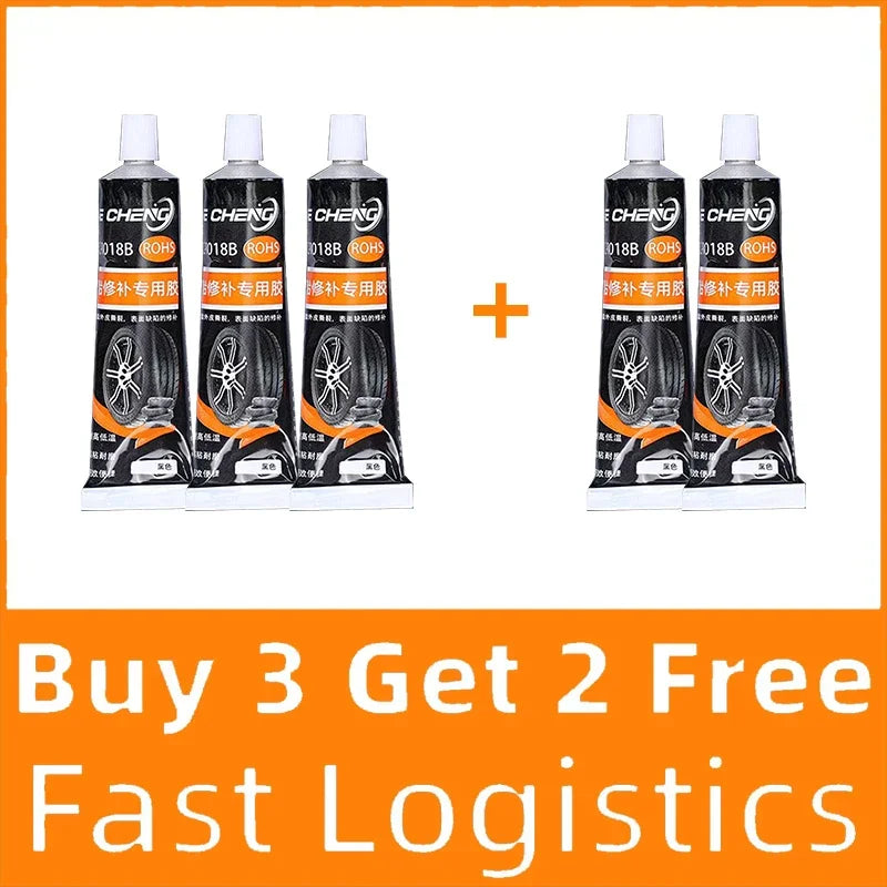 Tire Repair Glue Waterproof & High Temperature Resistant Black Sealing Waterproof And High-Temperature Resistant Repair Adhesive CM World