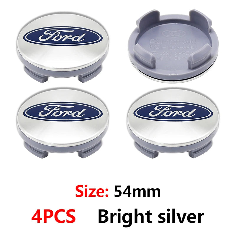 4Pcs 54mm 62mm 65mm 3D ABS Aluminum Car Wheel Center Hub Caps Universal Replacement Badges For Auto Rims Exterior Tuning Trim
