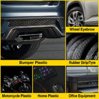 Car Plastic Restorer Back To Black Coating Auto Plastic Rubber Exterior Repair Clean Refresh Restoration Agent Shine Brighten