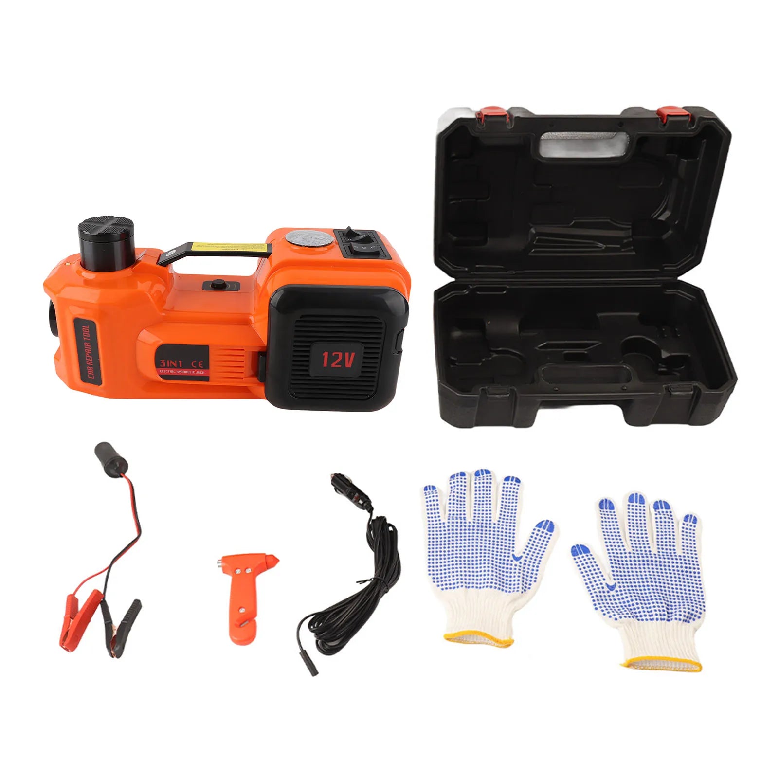 Hydraulic Jack 5Ton 12V  Automotive Car Electric Hydraulic Floor Jack  Garage and Emergency Equipment  Jack Auto Jack CM World