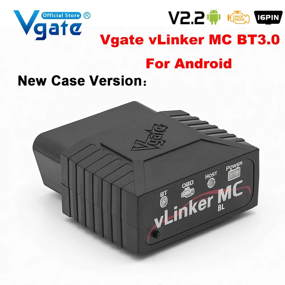 Vgate VLinker MC+ ELM 327 V2.2 OBDII Bluetooth 4.0 Car Scanner OBD2 WiFi Auto Diagnostic Tool ELM327 OBD 2 ODB2 Bimmercode