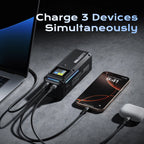 160W Power Bank 27000mAh 140W PD 3.1 USB C Fast Charging External Battery Portable PowerBank for IPhone Laptop Macbook Samsung Car Mobile World