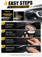 30g Car Scratch Repair Paste Auto Paint Scratch Remover Polishing Wax for Light Scratches Swirl Marks Scuffs Car Body Care
