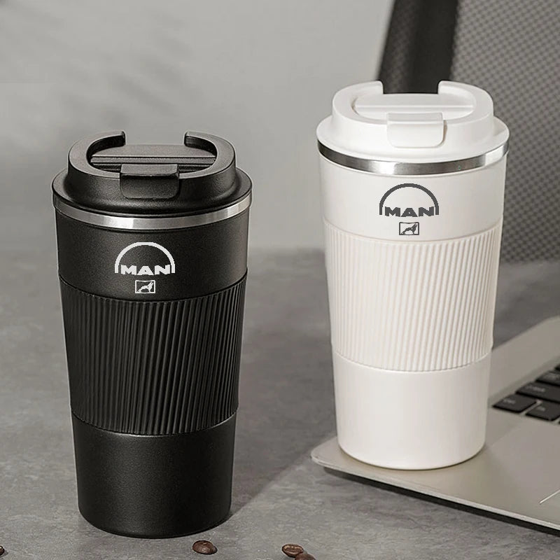 510ml stainless steel car coffee cup for MAN TGX TGM TGA TGS TGE business people thermos travel accessories CM World