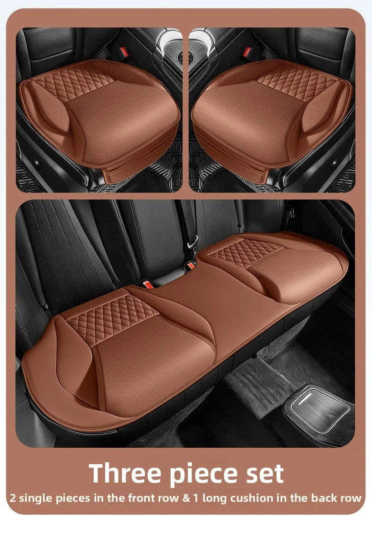 Universal Ergonomic Car Seat Cover Built-in 6cm Lumbar Support and Leg Bolster Breathable SUV Sedan Cushion Car Seat Protection