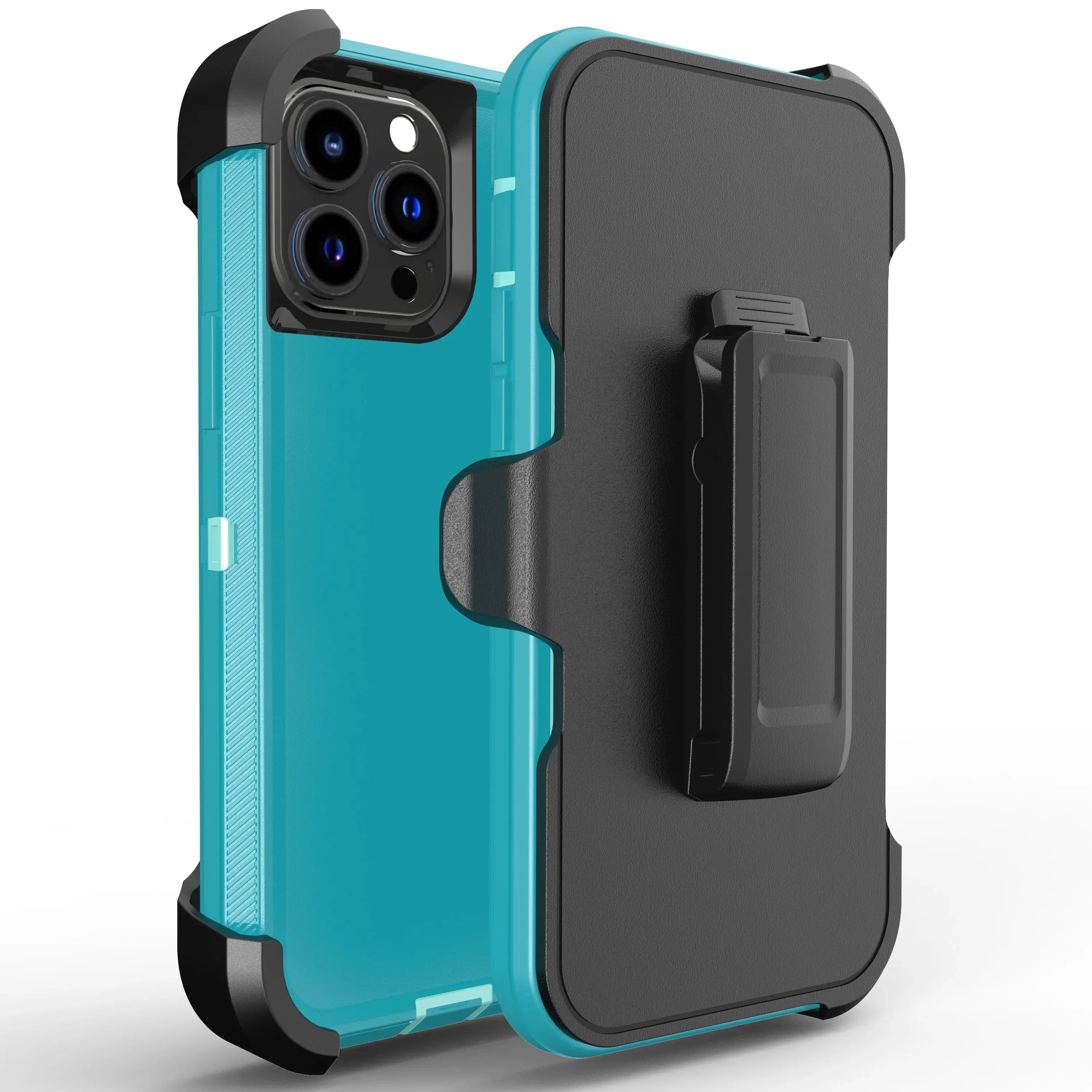 Luxury OTT Armor BOX Phone Case for IPhone 17 Air 16 15 14 Plus 13 12 Pro Max Soft Bumpers with Belt Clamp Protective Hard Cover Car Mobile World