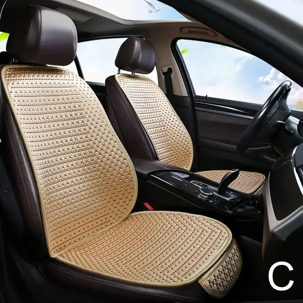 Car Cushion Summer Cool Cushion Ice Silk Seat Cover Car Cushion Seasonal Universal Cool Cushion Car Mobile World