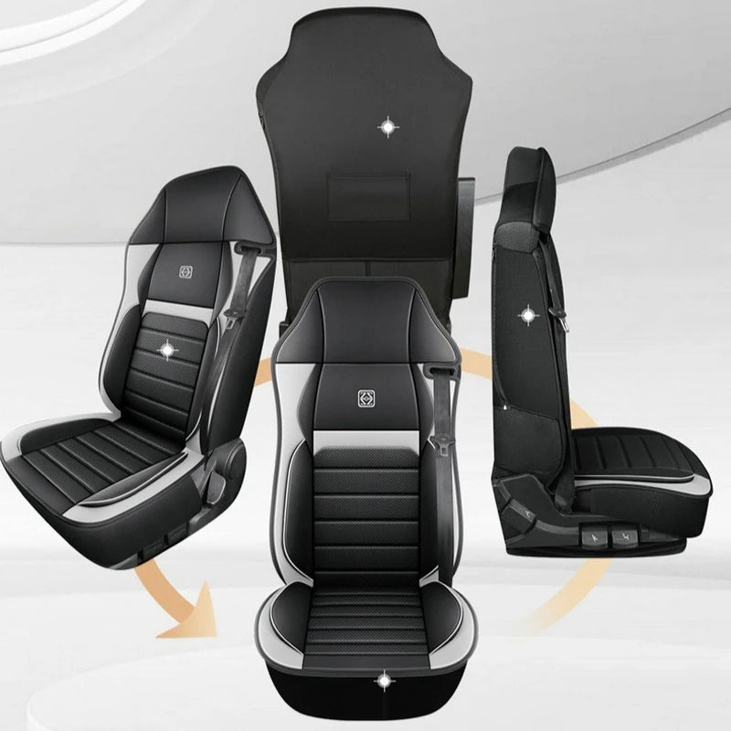 Large Lorry Bus Truck Leather Seat Cover Heavy-duty Cushion for SITRAK SCANIA Volvo Benz Renault DAF IVECO ISUZU TATRA Peterbilt CM World