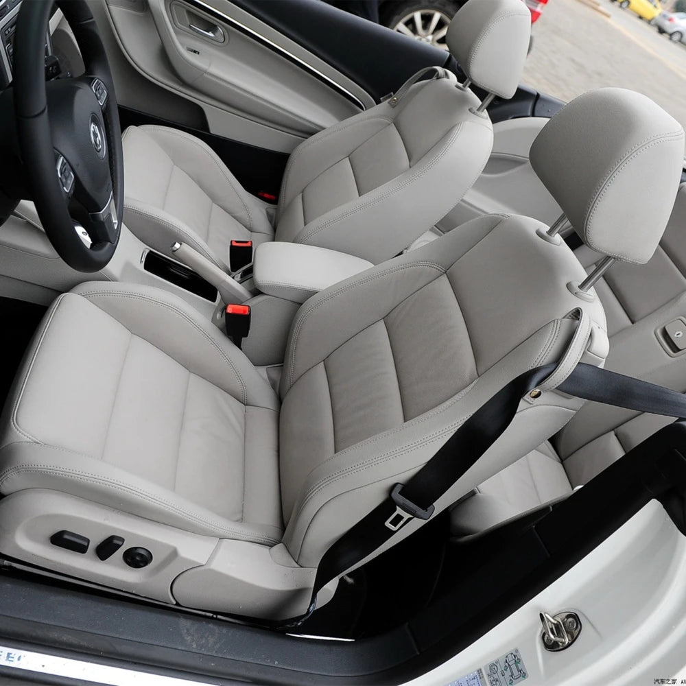 For Volkswagen VW Eos 2006 2007 2008 2009 2010 2011 2012 2013 2014 2015 Faux Leather Custom Car Seat Covers for 2 Front Seats CM World