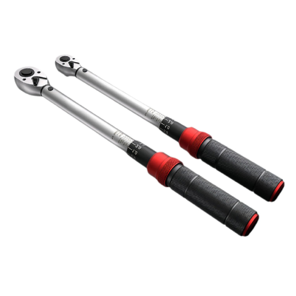 1/4 3/8 1/2 Drive Click Torque Wrench Set Adjustable Preset Torque Spanner for Bicycle Motorcycle Car Repair Kit Tools