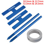 NICECNC Motorcycle Double Ended Fork Cartridge Damper Rod Holding Plate Tool for 13.3/14.3mm Cartridge Rod for KTM Honda Yamaha CM World