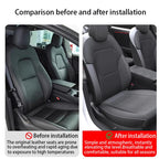 Car Seat Mats For Tesla Model Y Juniper 2025 Breathable All Season Back Seat Pad Protector Covers Nappaleather Cushion Accessori CM World