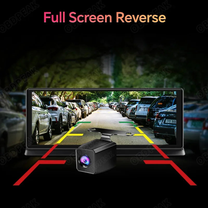 K2 Pro Dash Cam 11.3" Rearview Camera 4K 2160P DVR Carplay & Android Auto GPS Navigation Video Recorder Dashboard 5G WiFi AUX