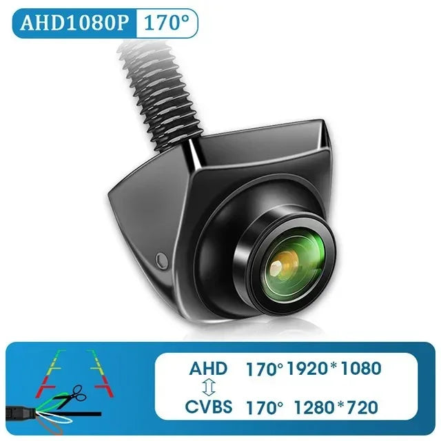 1080P AHD Rear Camera for Vehicle with CVBS Night Vision 12V IP68 Waterproof 170 Degree Fish-eye Lens HD Resistant CM World