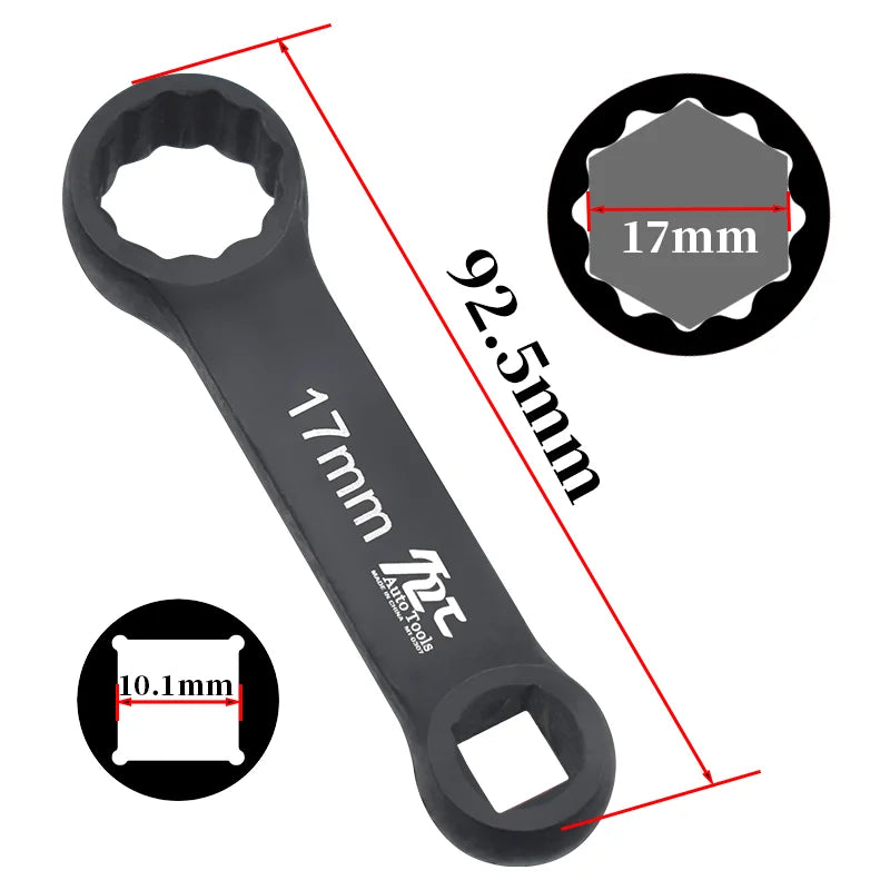 Applicable for Mercedes-Benz engine mount wrench, Mercedes-Benz engine mount wrench 16MM 17MM, specialized tool for removing eng