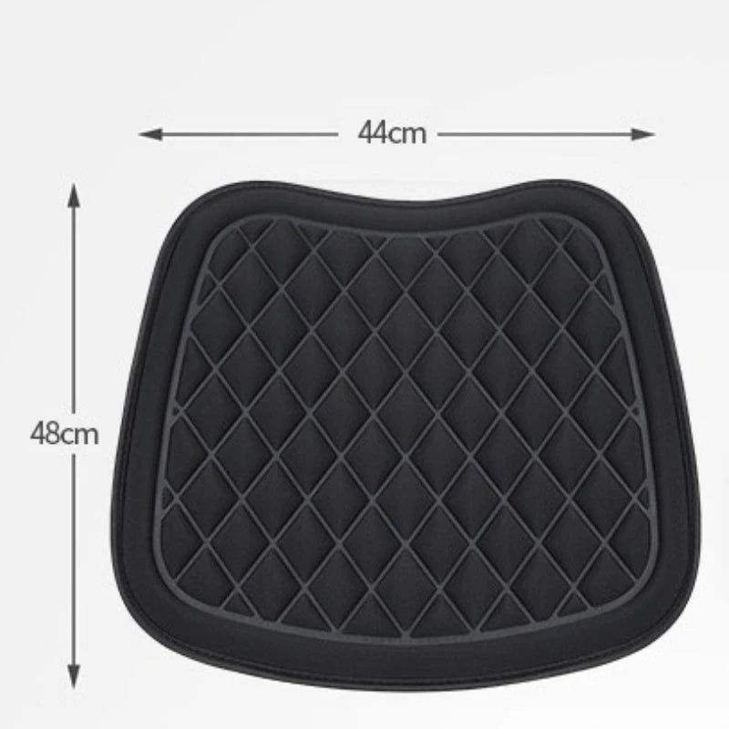 Car Seat Cover, Breathable Anti-Slip Bottom Seat Cushion Mat Pad, Universal Four Seasons, Car Front Driver Bottom Seat Cover CM World