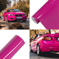 Car Sticker Ultra Gloss Magenta Bubble Free Vinyl Film PET Auto DIY Decal Vehicle Body Self Adhesive Sticker Car Accessories Car Mobile World
