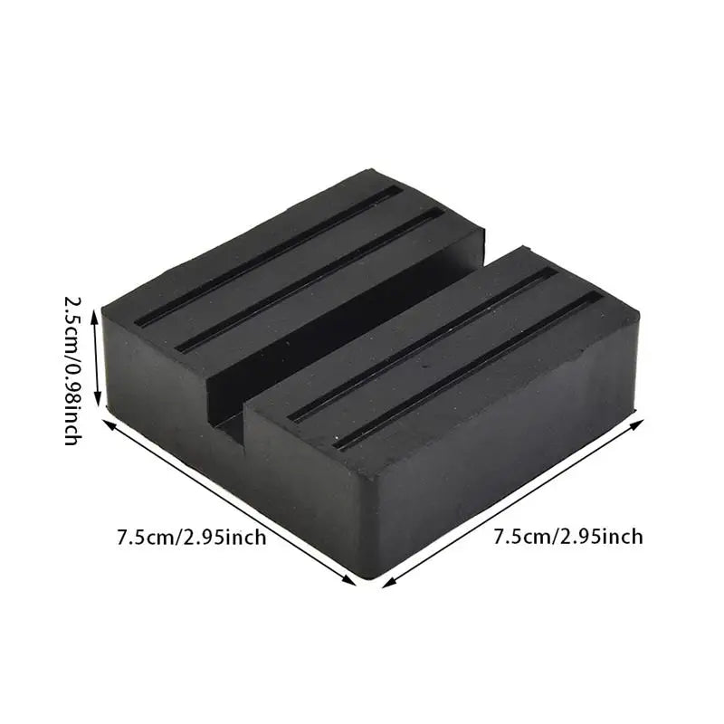 Universal Rubber Jack Pad Support Pinch Weld Slotted Floor Frame Rail Adapter Car Removal Repair Tool High Quality CM World