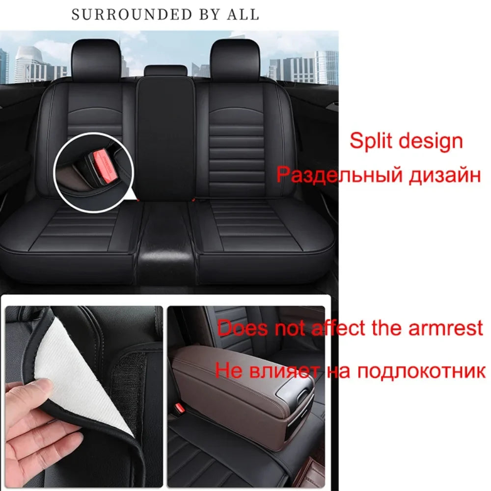 Full Coverage Pu Leather Car Seat Covers for Mercedes A-Class W168 W169 W176 W177 A-Klasse A160 A180 A190 A200 Car Accessories CM World