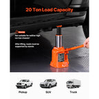SucceBuy Hydraulic Bottle Jack 20/30/50 Ton Welded Bottle Jack with 3-Section Long Handle for Car Pickup Truck RV Auto Repair CM World