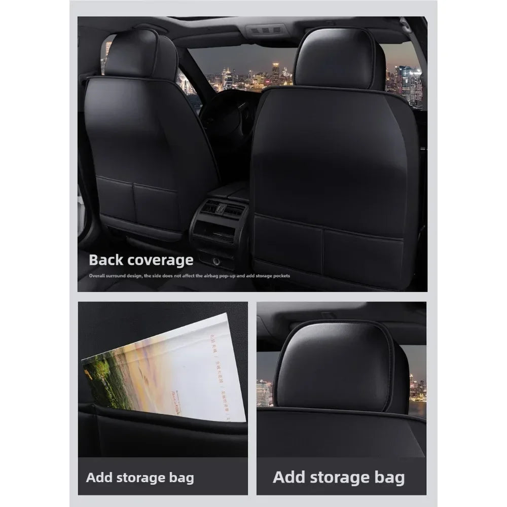 Full Coverage Universal Pu Leather Car Seat Covers for CITROEN All models C4 Picasso C3 C5 C6 DS4 DS5 DS6 DS7 Car Accessories CM World
