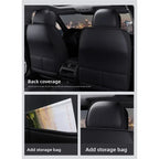 Full Coverage Universal Pu Leather Car Seat Covers for Bmw 5 Series F10 F11 G30 G31 E39 E60 E61 F07 F18 G38 G60 Car Accessories CM World