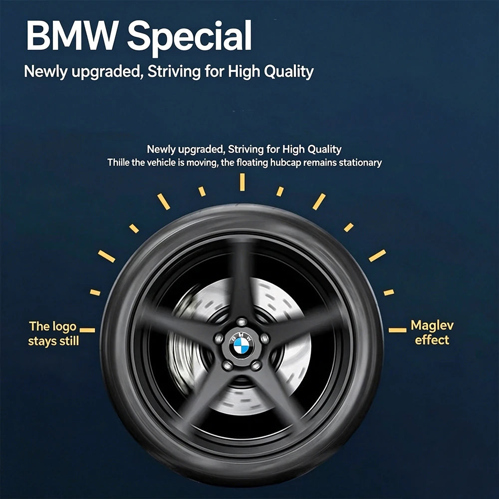 4pcs 56mm 68mm Car Floating Wheel Center Caps for BMW E36 E46 E90 E39 E60 F10 F30 X3 X5 X6 G20 G30 M3 M4 M5 M6 E70 E71 F15 F16
