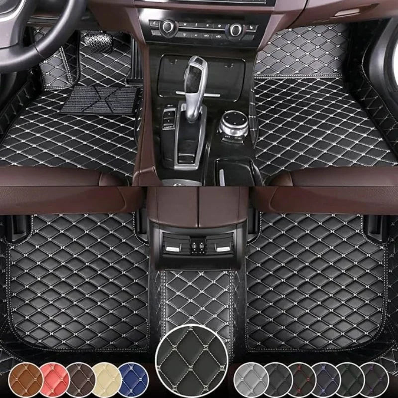 Custom Car Floor Mats For Renault Duster 2011-2017 2018-2022 Years Full Coverage Floor Mats Luxury Floor Liners Car Accessories