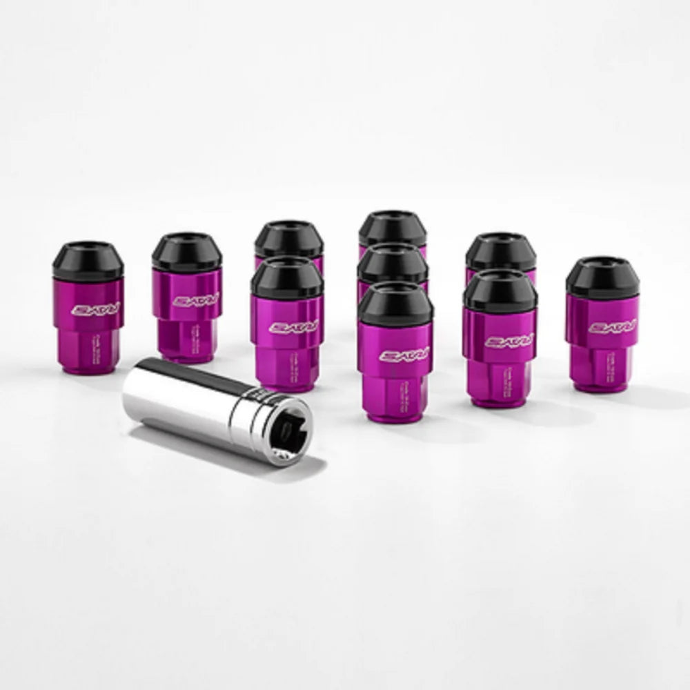 Hot Sale 20Pcs Racing Wheel Lug Nuts M12x1.5 M14x1.5 Aluminum Lightweight Conical Nuts for JDM Car Hub Screws Auto Accessories