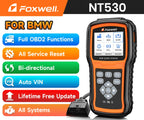 2026 NEW FOXWELL NT530 OBD2 Scanner All System Scan Code Reader Active Test ECU Coding OBD OBD2 Car Diagnostic Tool Free Update Car Mobile World