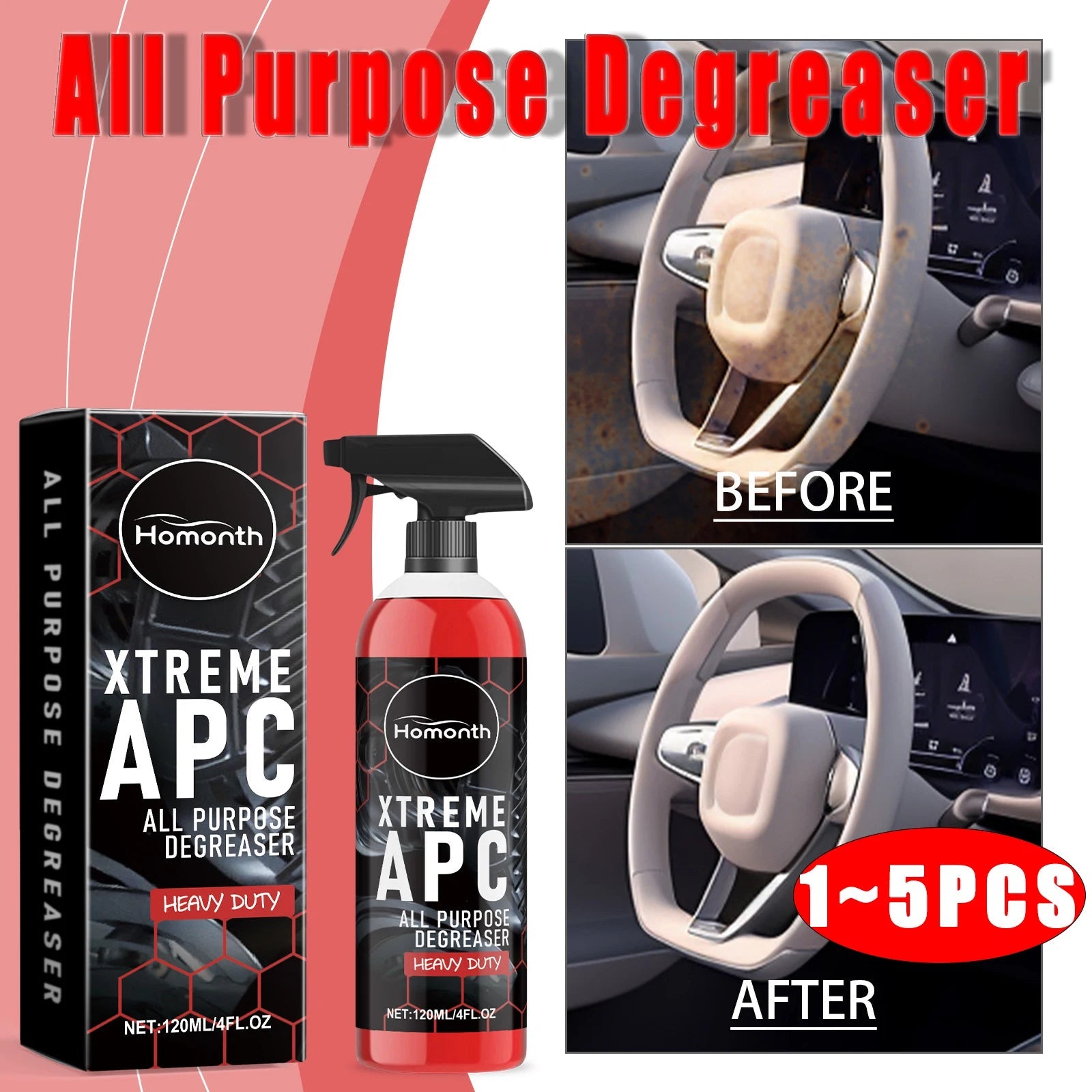 Multifunction Car Degreaser Cleaner Auto Interior Dashboard Leather Seat Stain Remover Cleaning Agent Car Detailing Maintenance CM World