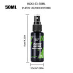S3 Car Plastic Leather Restorer Spray Polish Cleaner Coating Agent  Back To Black More Gloss Car Cleaning Products CM World