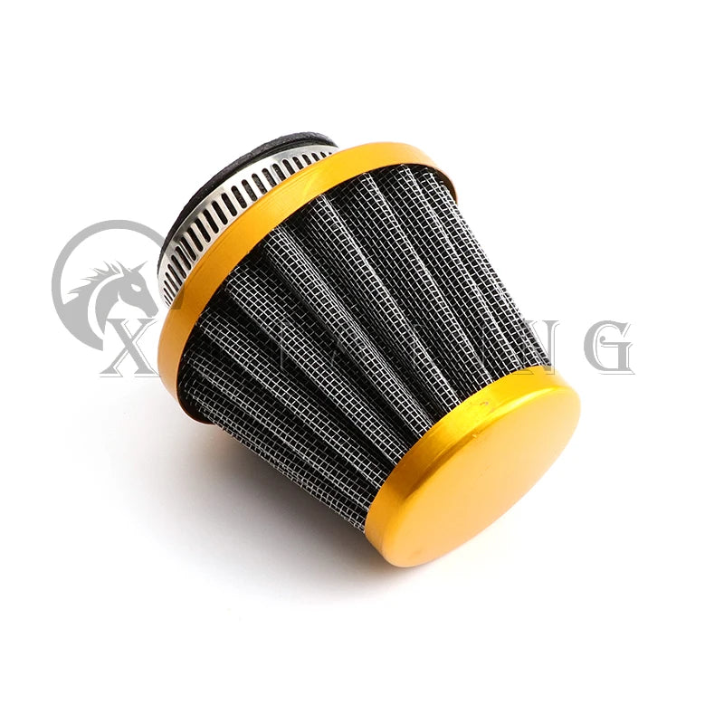 Motorcycle 35mm 38mm 42mm 45mm 48mm Mushroom Head Air Filter Cleaner Intake Pipe Modified Scooter Pit Dirt Bike ATV Universal CM World