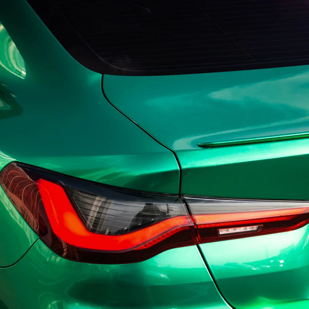 High Glossy PET Isle of Man Green Metallic Vinyl Wrap Film Waterproof Car Stickers Adhesive Vinyl Auto Motorcycle Accessories