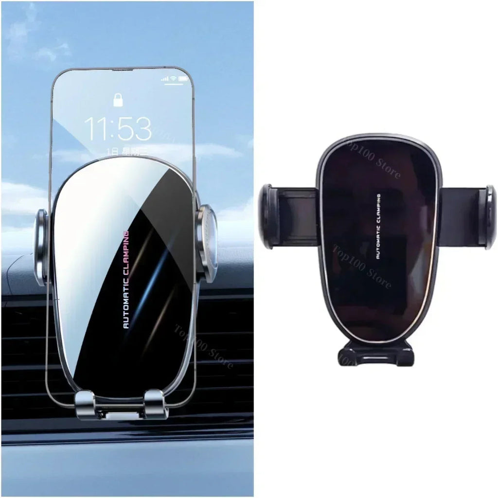 For Audi A3 8Y 2021-2024 Mobile Car Holder Fixed Bracket Base Special Car Cell Phone Mounts Wireless Charging Cars Accessories CM World