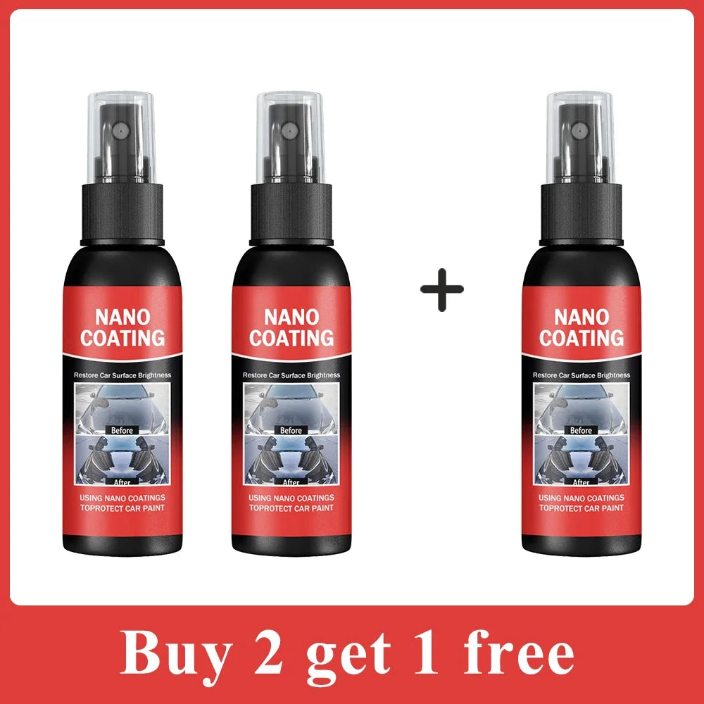 Car Nano Ceramic Coating Kit - Universal Professional Car Beauty, High Gloss Car Paint Repair Protection, Long-Lasting Gloss CM World