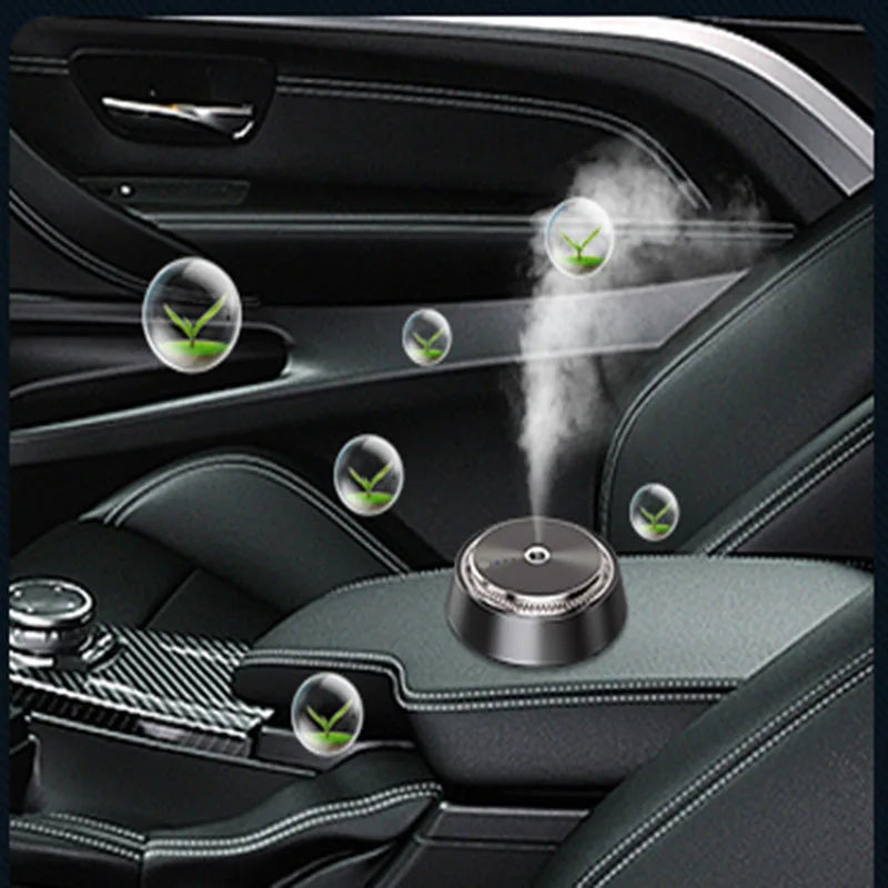 Electric Car Air Diffuser Aroma Auto Air Freshener Car Air Vent Mist Wood Grain Oil Aromatherapy Perfume Fragrance