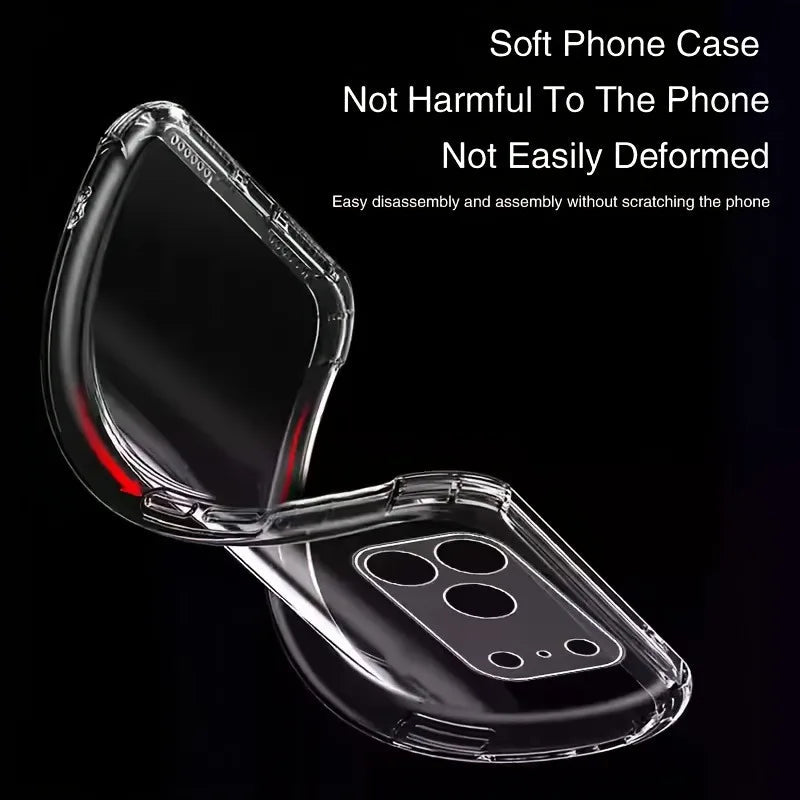 Ultra Thin Transparent Phone Case For iPhone 17 Pro Max Soft TPU Cases For iPhone17 Pro Max 17Pro Shockproof Clear Back Cover