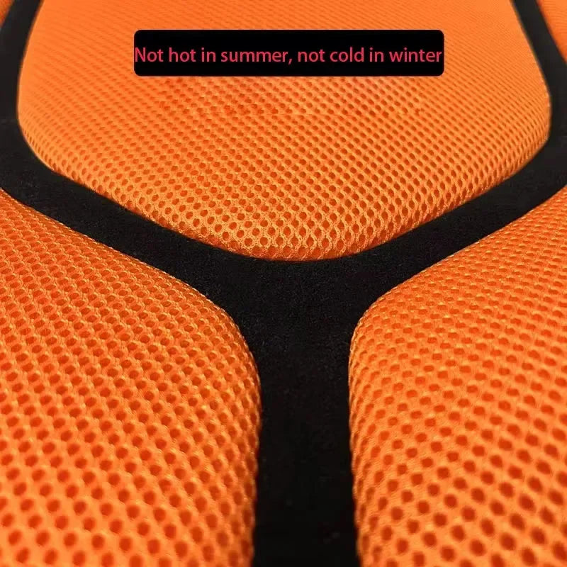 For BMW M2 2016-2026 Ergonomic Mesh Lumbar Support Cushion Massage Back Pad Breathable Car & Office Dual Use Auto Accessories