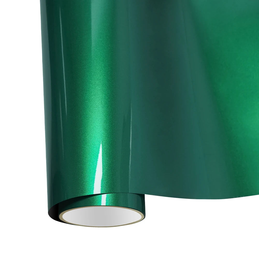 High Glossy PET Isle of Man Green Metallic Vinyl Wrap Film Waterproof Car Stickers Adhesive Vinyl Auto Motorcycle Accessories